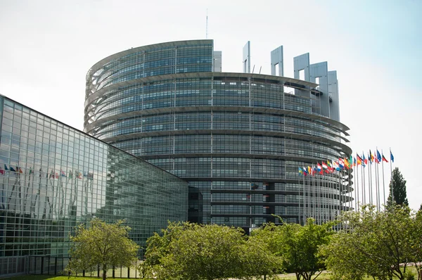 Strasburg - Francja - 23 maja 2015 - Parlament Europejski — Zdjęcie stockowe