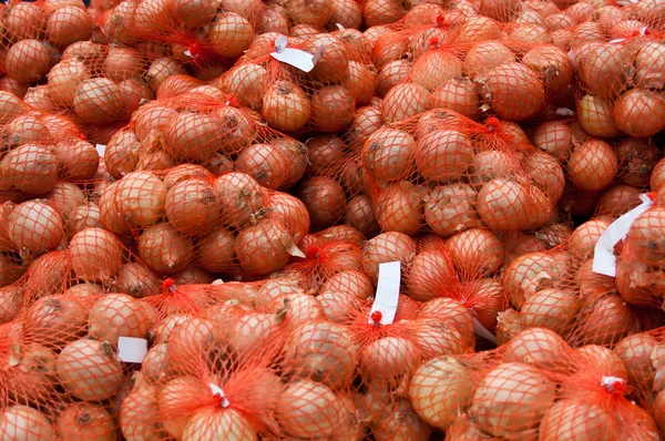 Cebollas en el mercado — Foto de Stock