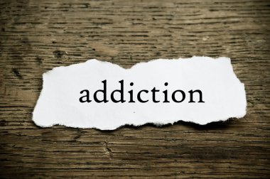 Kağıt ahşap Resepsiyon arka plan - bağımlılığı üzerinde iletide kavramı