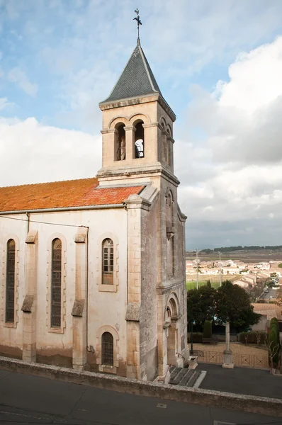 Igreja romana em Montady - França — Fotografia de Stock