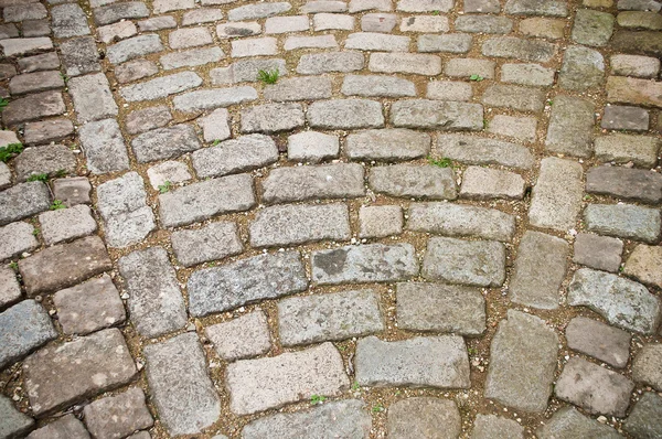 Texture of cobbles in the street — Stock Photo, Image