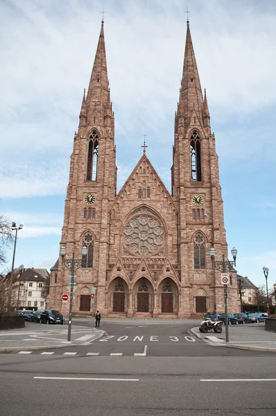 St Paul's church  in Strasbourg — Stock Photo, Image