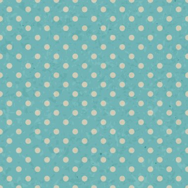 Polka dot seamless modeli, eski kağıt dokusu. Sorunsuz arka plan