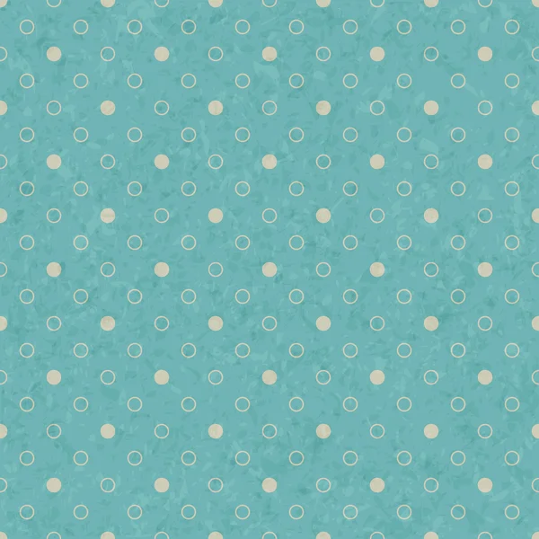 Polka dot seamless pattern, old paper facture. Бесшовный фон — стоковый вектор