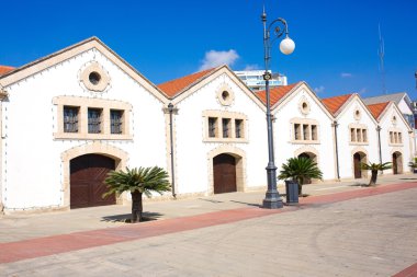 Larnaca Municipal Art Gallery building stands on Europe Square.