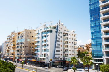 Limasol şehrinin panoramik görünüm