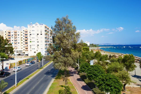 Vista panorâmica da cidade de Limassol — Fotografia de Stock