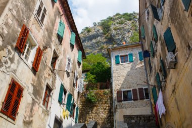 kotor unesco twon Karadağ'ın eski şehir görüntüleyin.