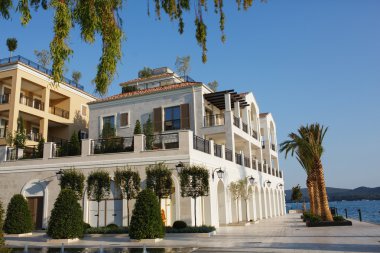 Porto Karadağ. Tivat şehir, Karadağ.