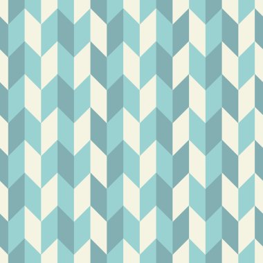 Zikzaklar ile kesintisiz geometrik desen. Pastel arka plan