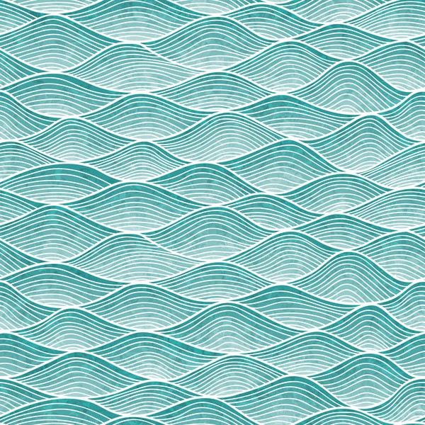 Wellenmuster. handgezeichneter abstrakter Hintergrund mit verworrenen Linien. — Stockvektor