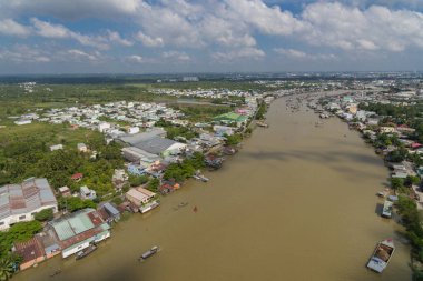 Vietnam 'daki en büyük dördüncü şehir, Asya' daki Mekong Nehri 'nin en büyük şehri Delta Hava Aracı' ndan çekilebilir mi?