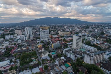 Tayland 'daki Chiang Mai City binaları.