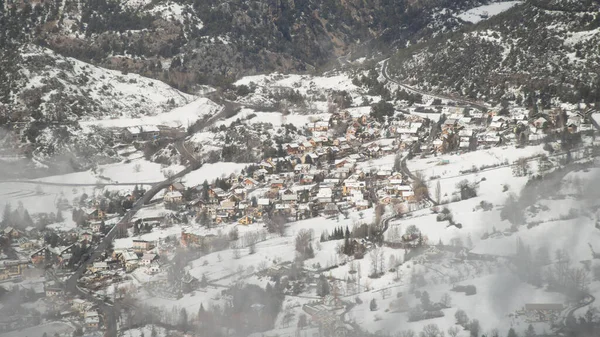 Risoul Resort Französische Alpen Winter Verschneite Berge Frankreich Europa — Stockfoto