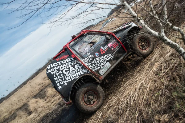 Chechlo Klucze Polonia Febrero 2014 Offroad 4X4 Rallye Arena Quad — Foto de Stock