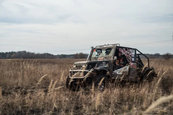 Chechlo Klucze Poland Şubat 2014 Offroad 4X4 Kum Sahası Rallisi — Stok fotoğraf