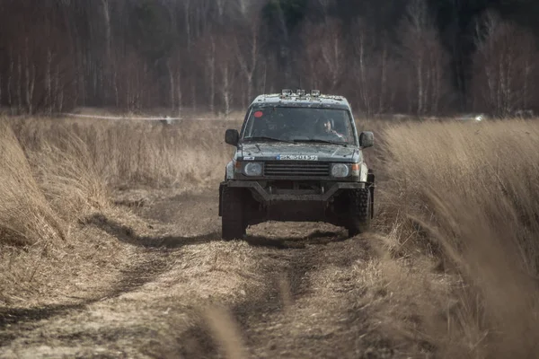 Chechlo Klucze Polen Februari 2014 Offroad 4X4 Zandgrond Rally Quad — Stockfoto