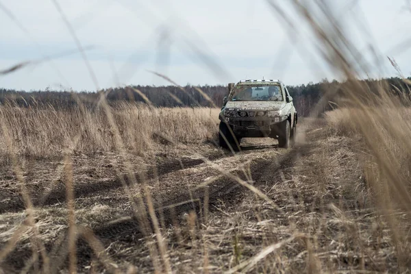 Chechlo Klucze Poland Februari 2014 Offroad 4X4 Sand Mark Rally — Stockfoto