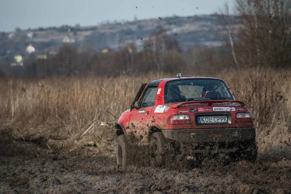 Chechlo Klucze Polen Februar 2014 Offroad 4X4 Sandboden Rallye Quad — Stockfoto