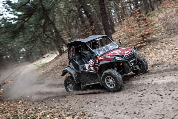 Chechlo Klucze Polónia Abril 2015 Offroad 4X4 Rali Chão Areia — Fotografia de Stock