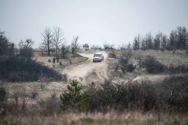 Chechlo Klucze Poland Квітня 2015 Offroad 4X4 Sand Ground Rally — стокове фото