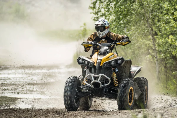 Ogrodzieniec Polska Maja 2013 Rajd Terenowy Offroad 4X4 Quad Bike — Zdjęcie stockowe