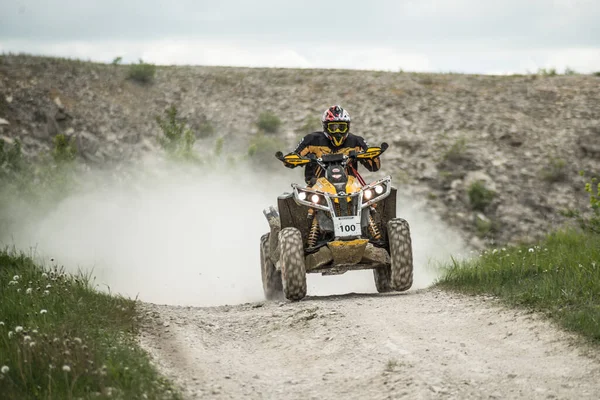 Ogrodzenniec Poland May 2013 Offroad 4X4 Sand Ground Rally Quad — 图库照片