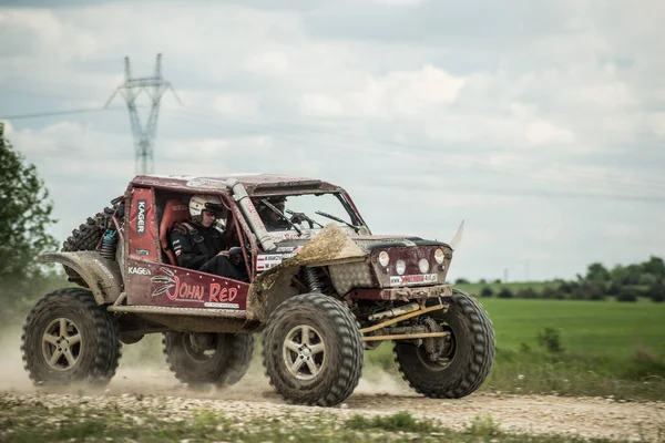 Ogrodzieniec Poland May 2013 Offroad 4X4 Sand Ground Rally Quad — стоковое фото