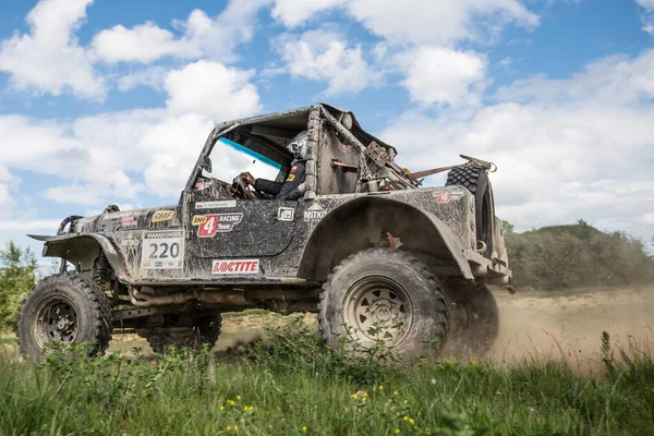 Ogrodzieniec Polonia Abril 2015 Rally Tierra Arena Offroad 4X4 Quad — Foto de Stock