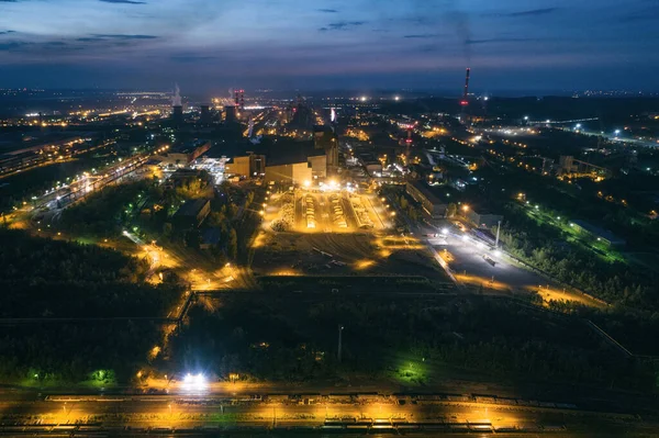 Промислова Сталева Фабрика Металургія Металургійний Завод Сталеливарні Важка Промисловість Європі — стокове фото