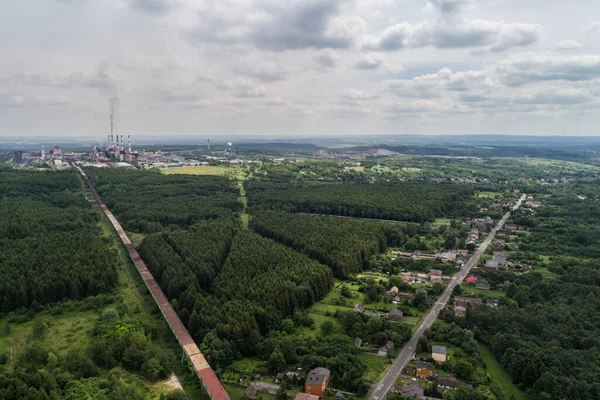 Coking Plant Factory Coke Plant Heavy Industry Europe Poland Dabrowa — Stock Photo, Image