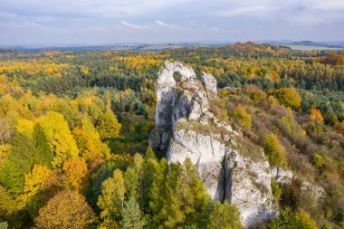 The Great Window, also known as the Large Window, is a group of limestone rocks located in Piaseczno in the Kroczyce, in Zawiercie County, in the Silesia, Poland clipart