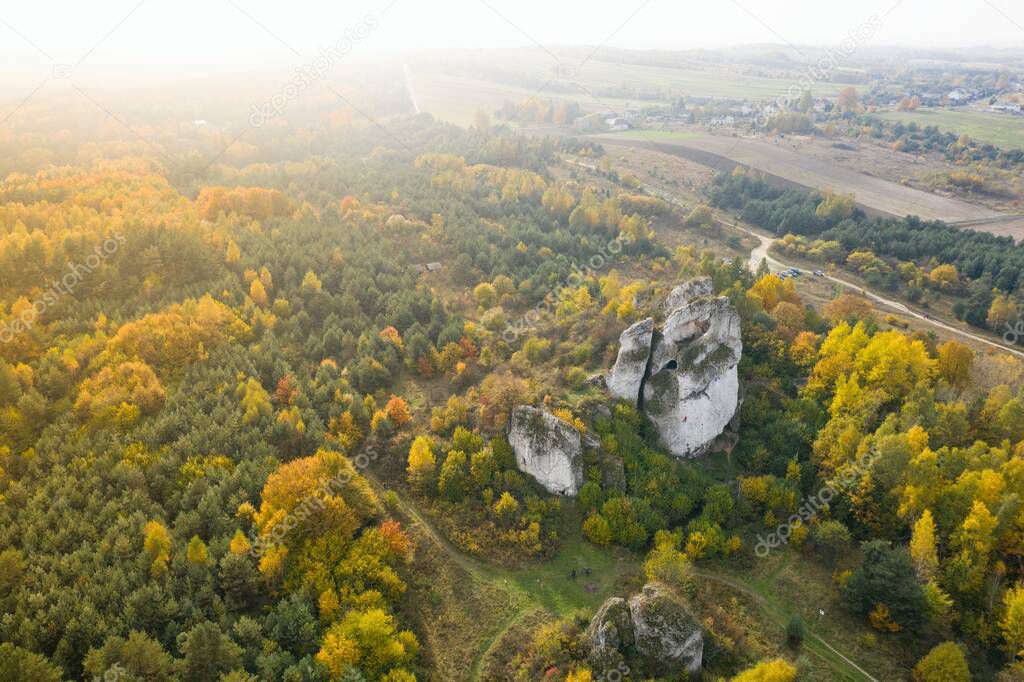 The Great Window, also known as the Large Window, is a group of limestone rocks located in Piaseczno in the Kroczyce, in Zawiercie County, in the Silesia, Poland