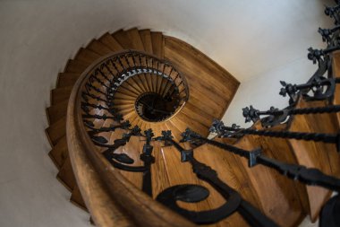 Sosnowiec, Silezya, Polonya 'da spiral staicase mimarisi