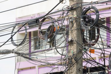 Kablo ve teller Tayland kaos