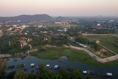 Uthai THAI THAILAND 'daki hava manzarası.