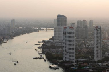 Şehirde hava kirliliği veya PM2.5