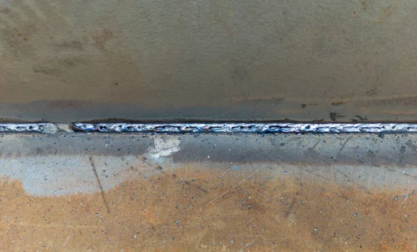 Porosity or worm hole in weld, Defect of welding process Flux Cored Arc Welding (FCAW)