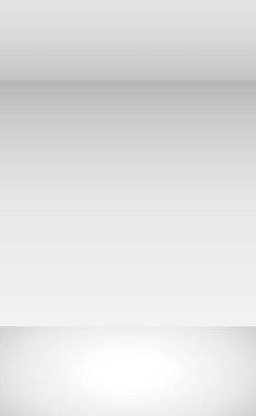 Beyaz ve gri oda arka plan stüdyosu - Vektör illüstrasyonu