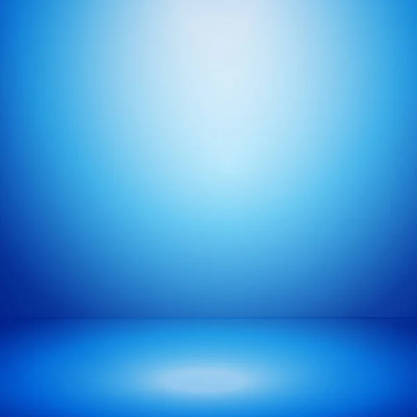 带白光的蓝色全景演播室背景 — 图库矢量图片