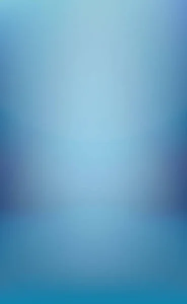 Blauer Panorama-Studiohintergrund mit weißem Schein — Stockvektor