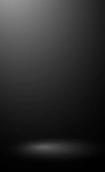 Black Panoramic Studio Background White Glow Vector — Stock Vector