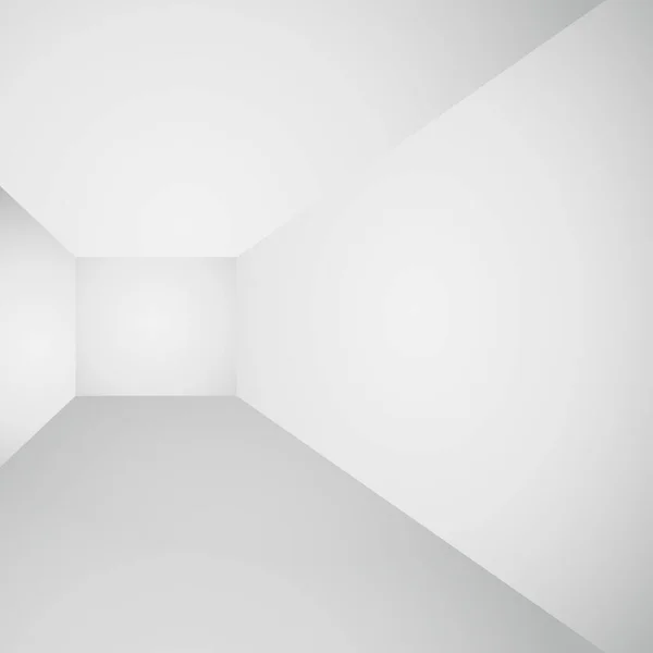 Blanc Avec Fond Studio Panoramique Gris Avec Lueur Blanche — Image vectorielle