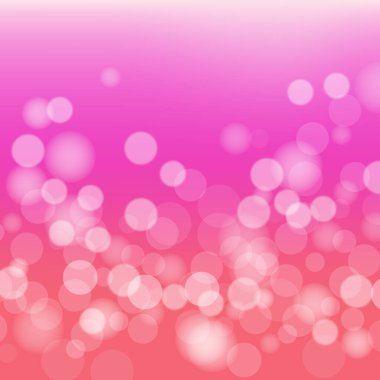 Kırmızı arkaplanda çok renkli bulanık bokeh - Panorama