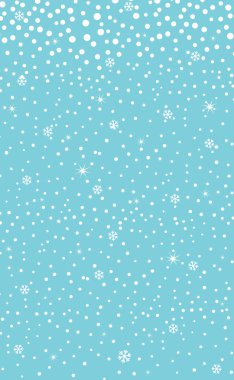 Düşen kar taneleriyle hassas gökyüzü arkaplanı