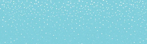 Delicado Fondo Del Cielo Con Copos Nieve Que Caen — Vector de stock