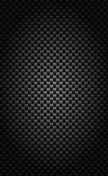 Panoramic Texture Black Gray Carbon Fiber Illustration — Stock Vector