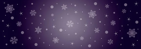 Αφηρημένο Φόντο Νιφάδες Χιονιού Κύκλους Και Αστέρια Εικονογράφηση — Φωτογραφία Αρχείου
