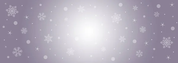 Αφηρημένο Φόντο Νιφάδες Χιονιού Κύκλους Και Αστέρια Εικονογράφηση — Φωτογραφία Αρχείου