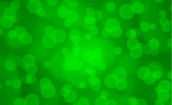 Bokeh Desfocado Multicolorido Fundo Verde Panorama —  Vetores de Stock